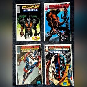 YOUNGBLOOD Strikefile (1992)  NM set (IMAGE Comics lot 4pcs)